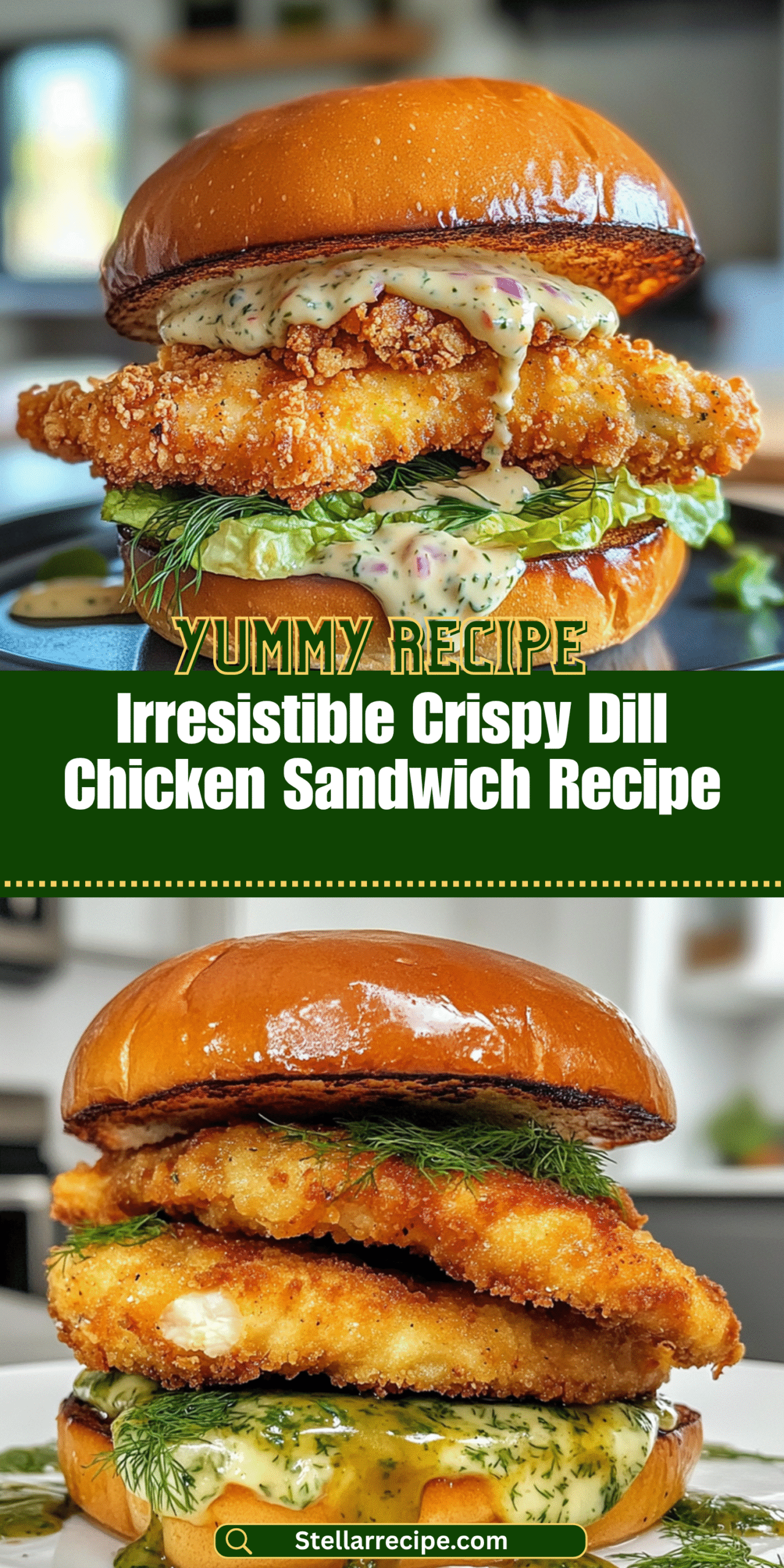 Irresistible Crispy Dill Chicken Sandwich Recipe