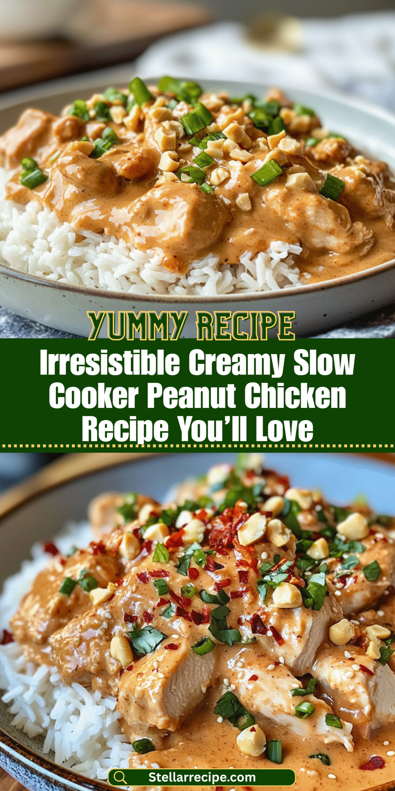 Irresistible Creamy Slow Cooker Peanut Chicken Recipe You’ll Love