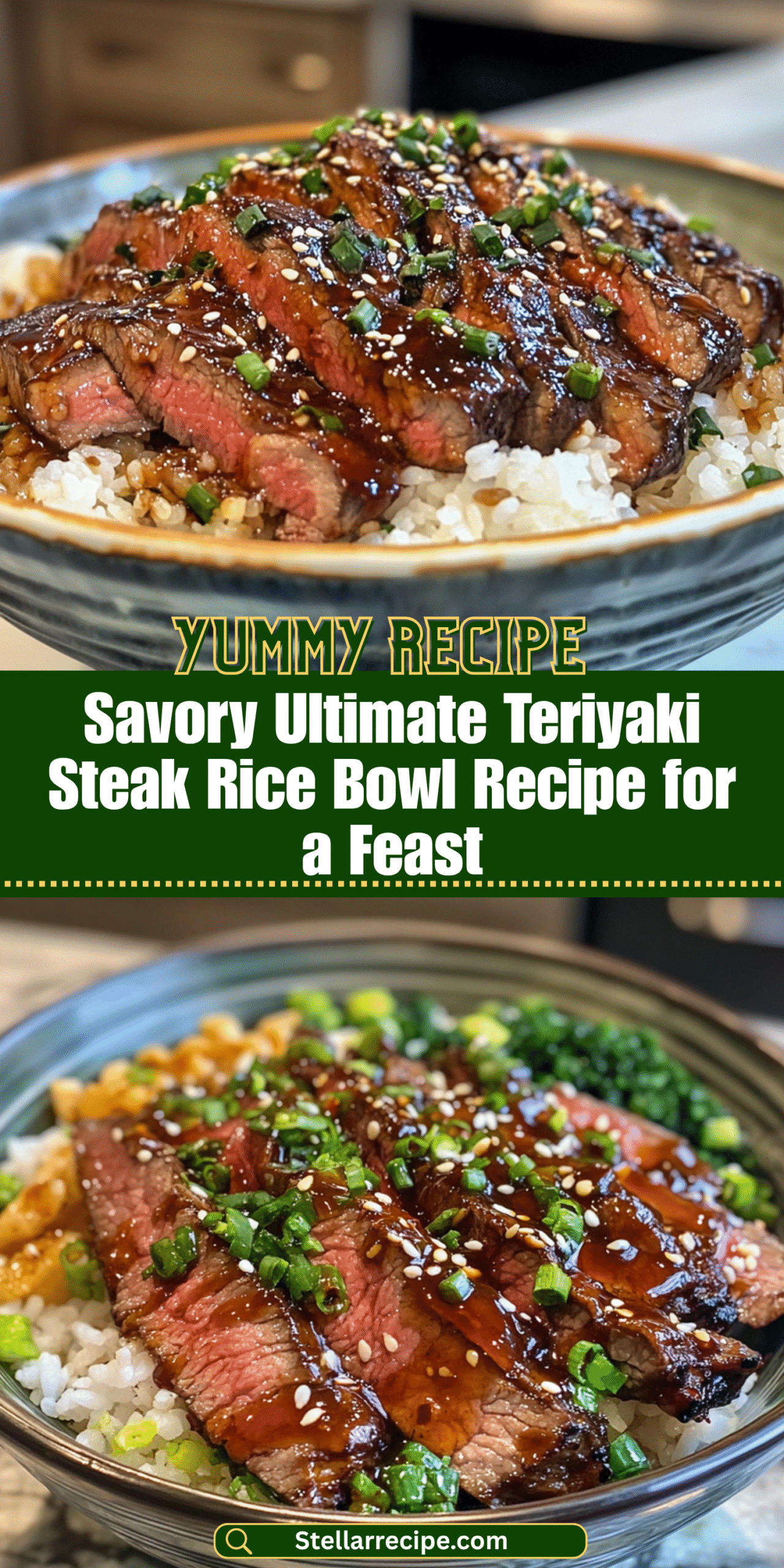 Savory Ultimate Teriyaki Steak Rice Bowl Recipe for a Feast