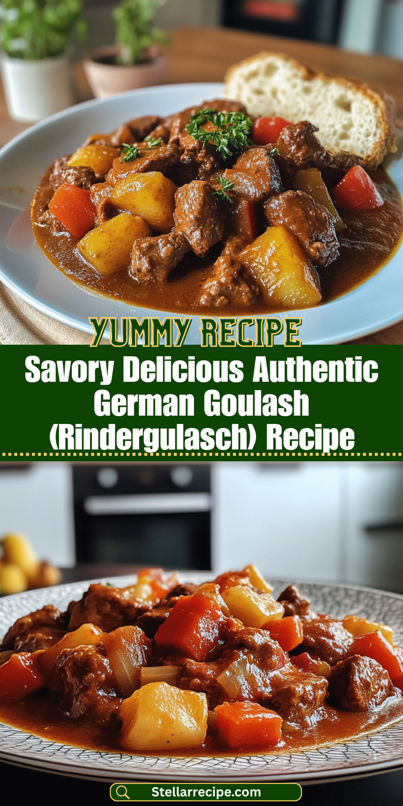 Savory Delicious Authentic German Goulash (Rindergulasch) Recipe