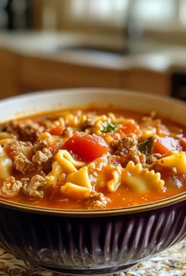 Hearty Comfort Lasagna Soup