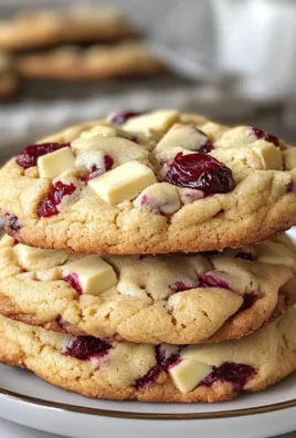 Irresistible Soft-Baked White Chocolate Cranberry Cookies