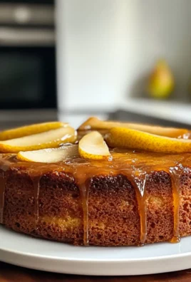Irresistible Super Moist Decadent Pear Cake