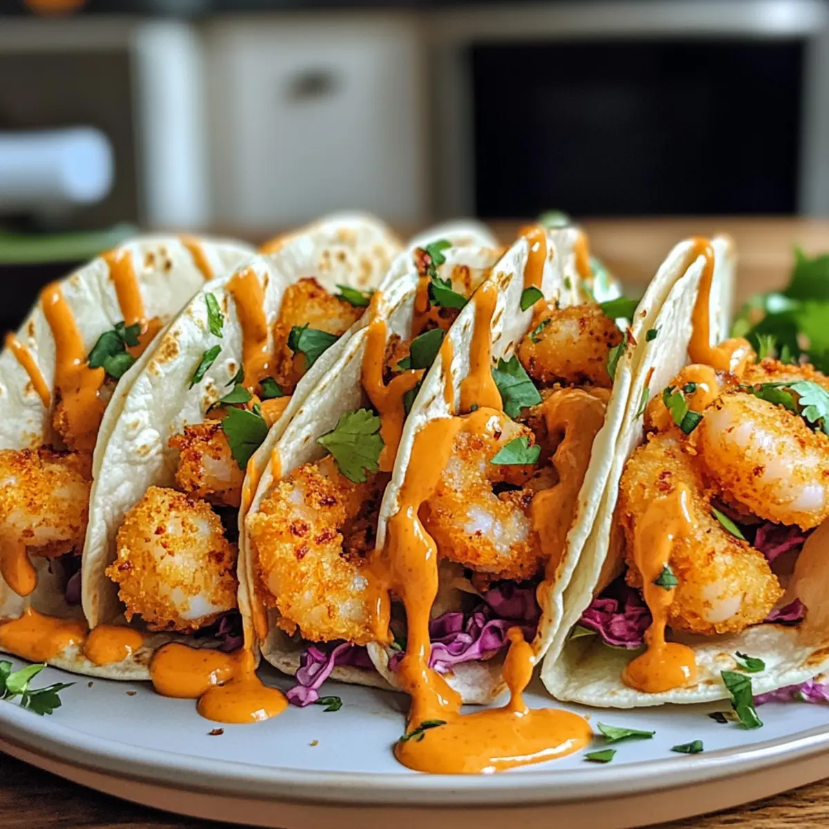 Irresistible Crispy Air Fryer Bang Bang Shrimp Tacos Recipe