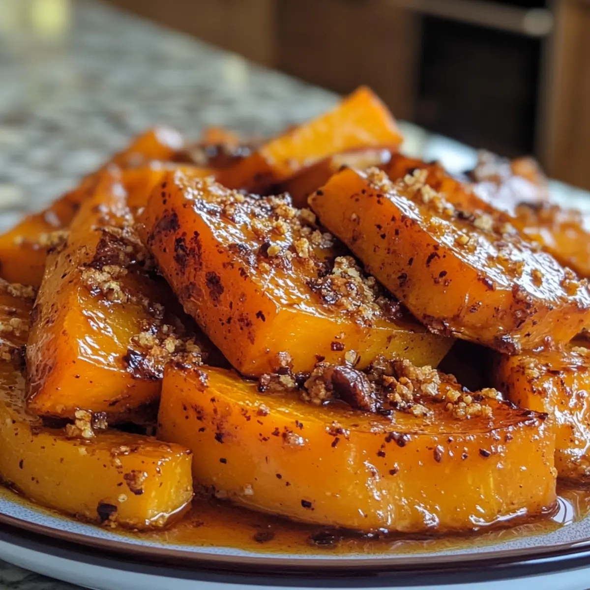 Delightful Roasted Sweet Butternut Squash with Brown Sugar Recipe