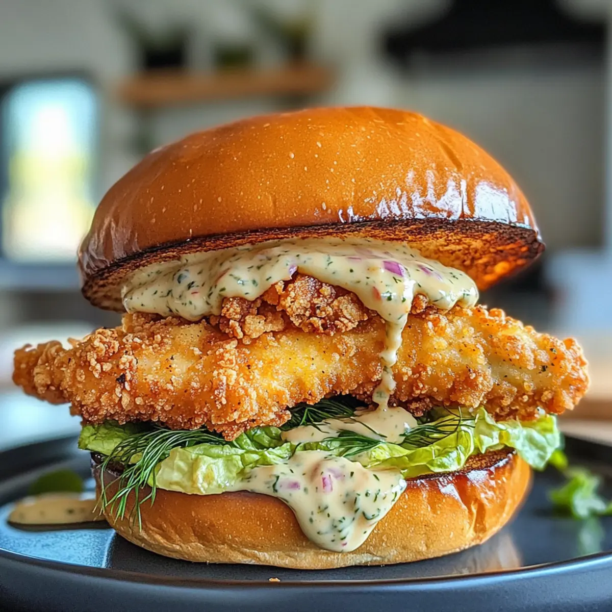 Irresistible Crispy Dill Chicken Sandwich Recipe