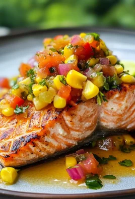 Irresistible Ginger Salmon with Sweet Corn Salsa
