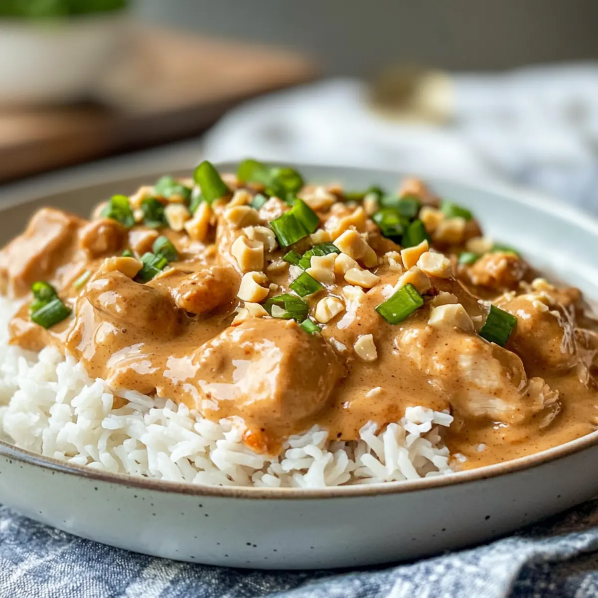 Irresistible Creamy Slow Cooker Peanut Chicken Recipe You’ll Love
