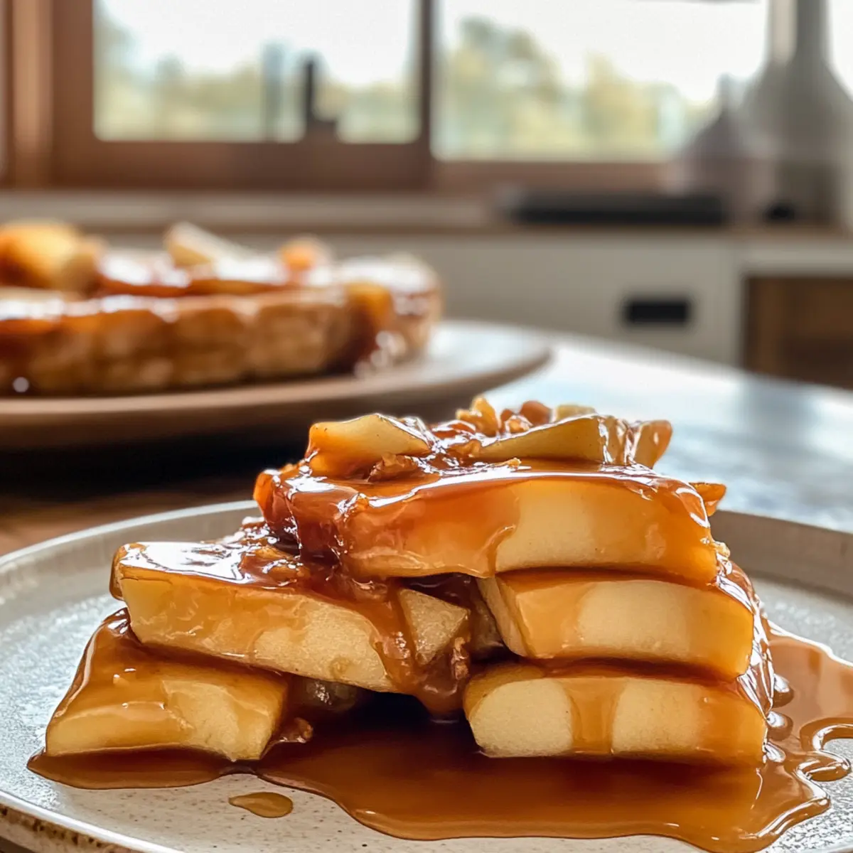 Irresistible Creamy Caramel Apple Slices