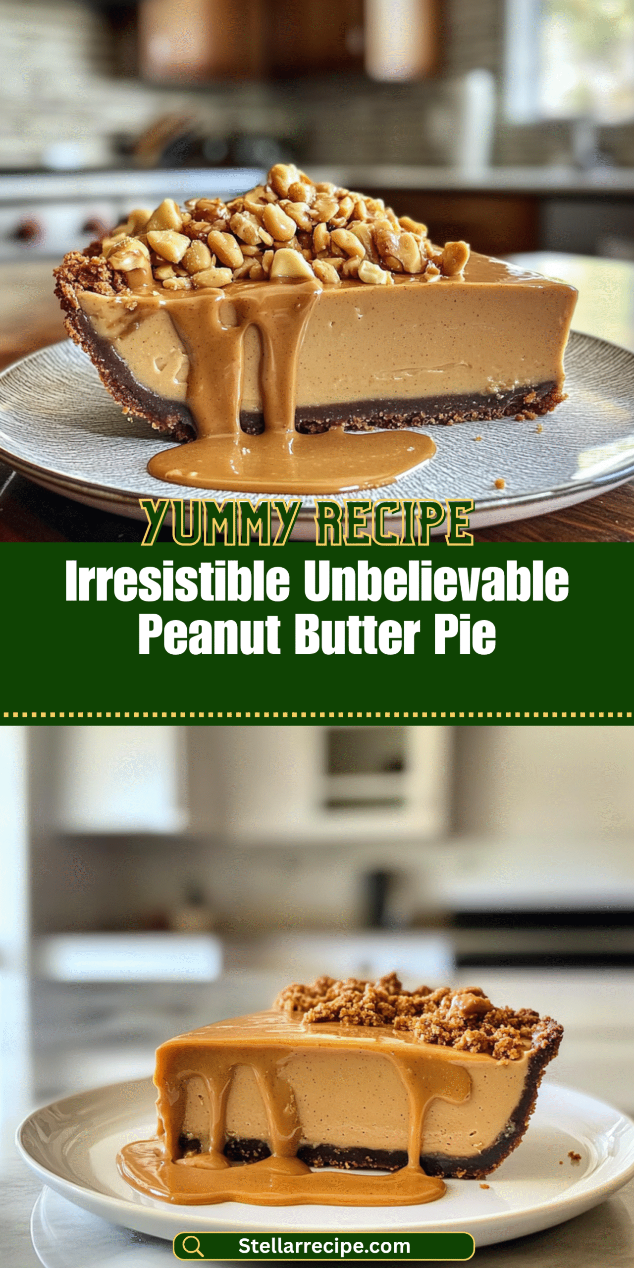 Irresistible Unbelievable Peanut Butter Pie
