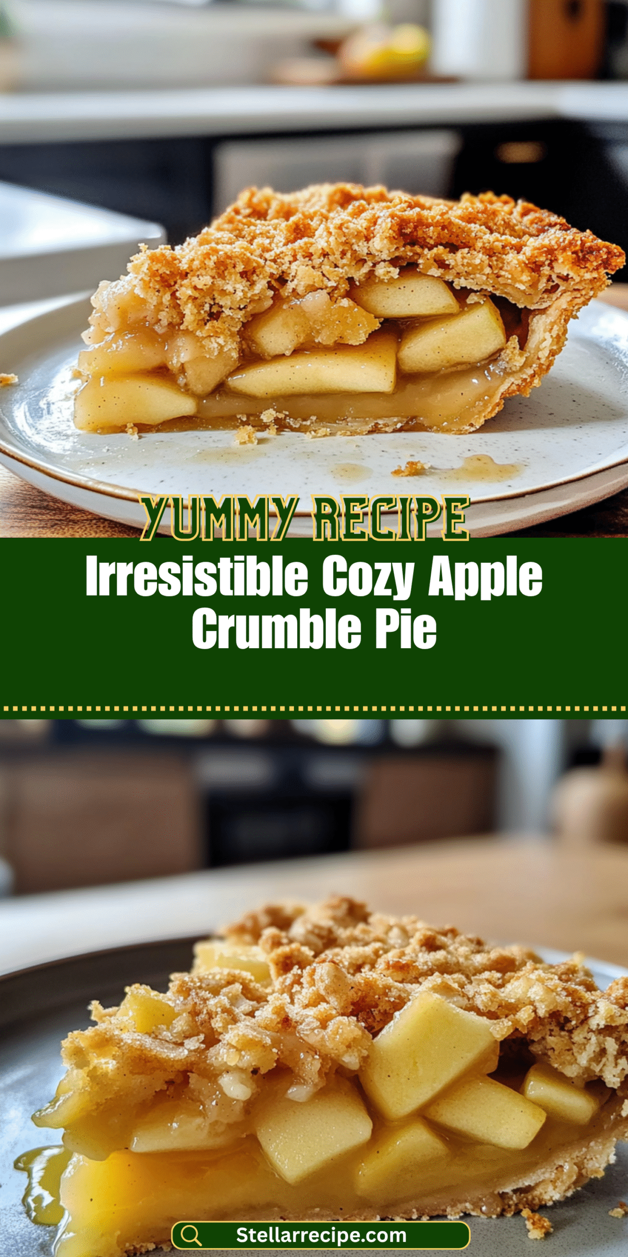 Irresistible Cozy Apple Crumble Pie