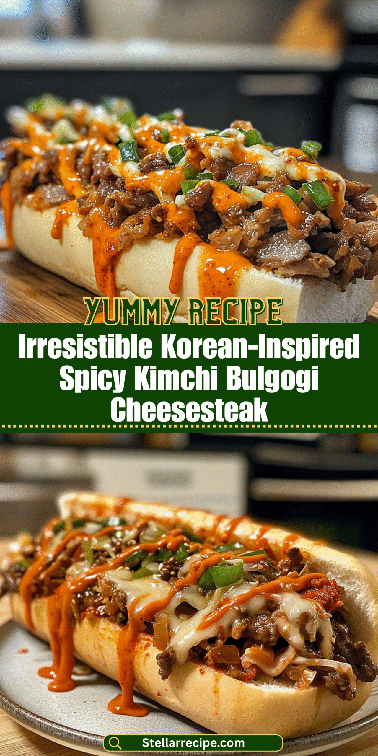 Irresistible Korean-Inspired Spicy Kimchi Bulgogi Cheesesteak