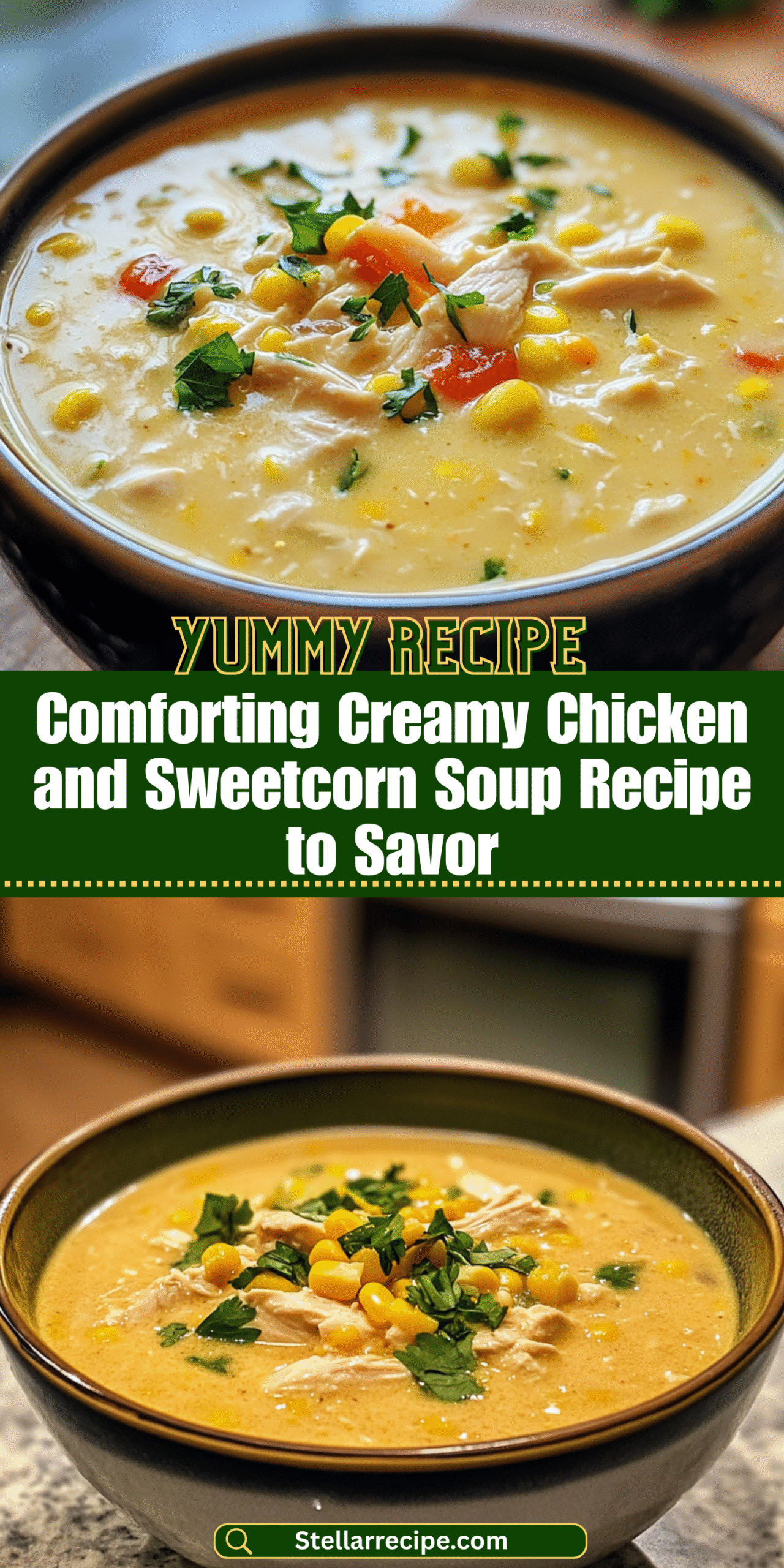 Comforting Creamy Chicken and Sweetcorn Soup Recipe to Savor