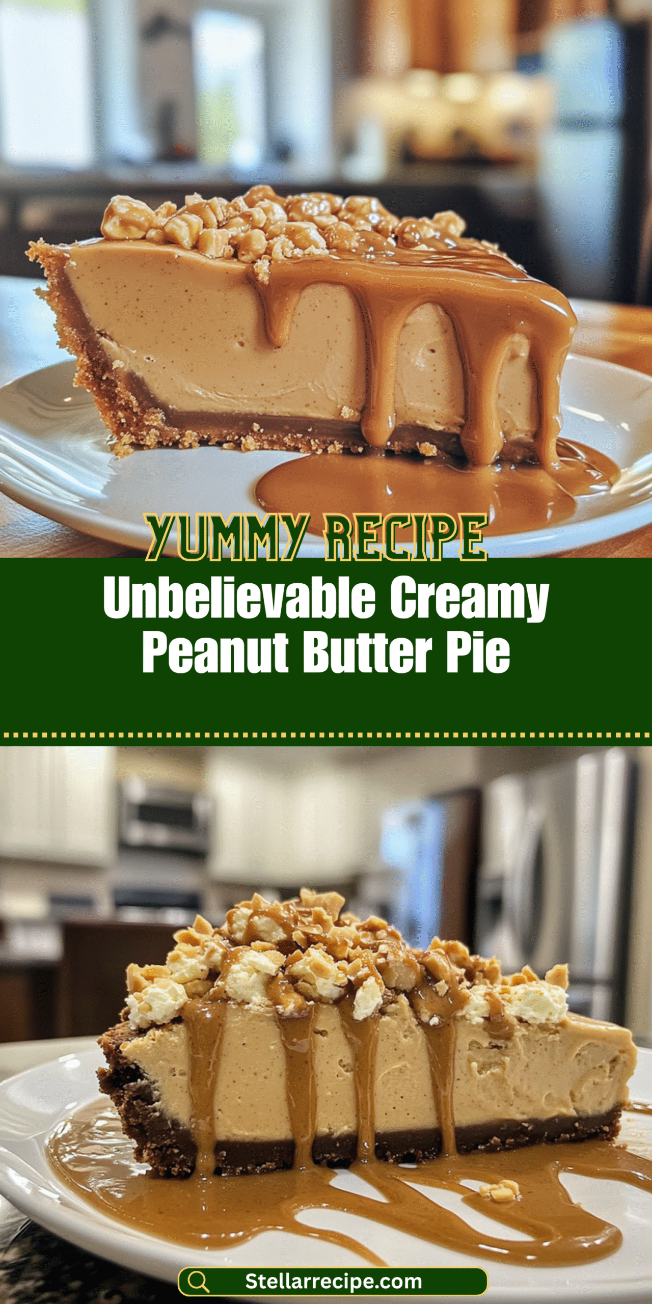 Unbelievable Creamy Peanut Butter Pie
