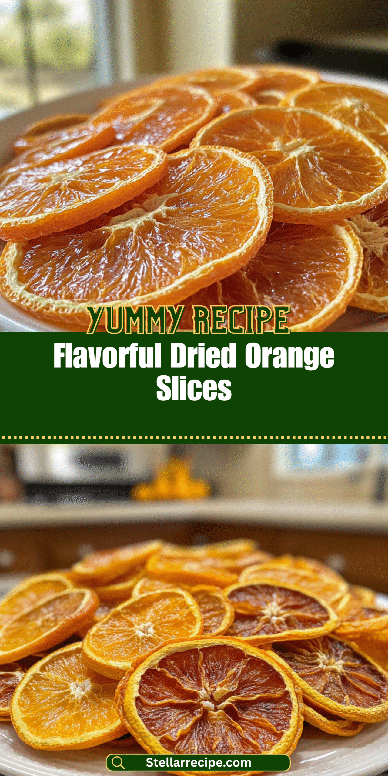Flavorful Dried Orange Slices