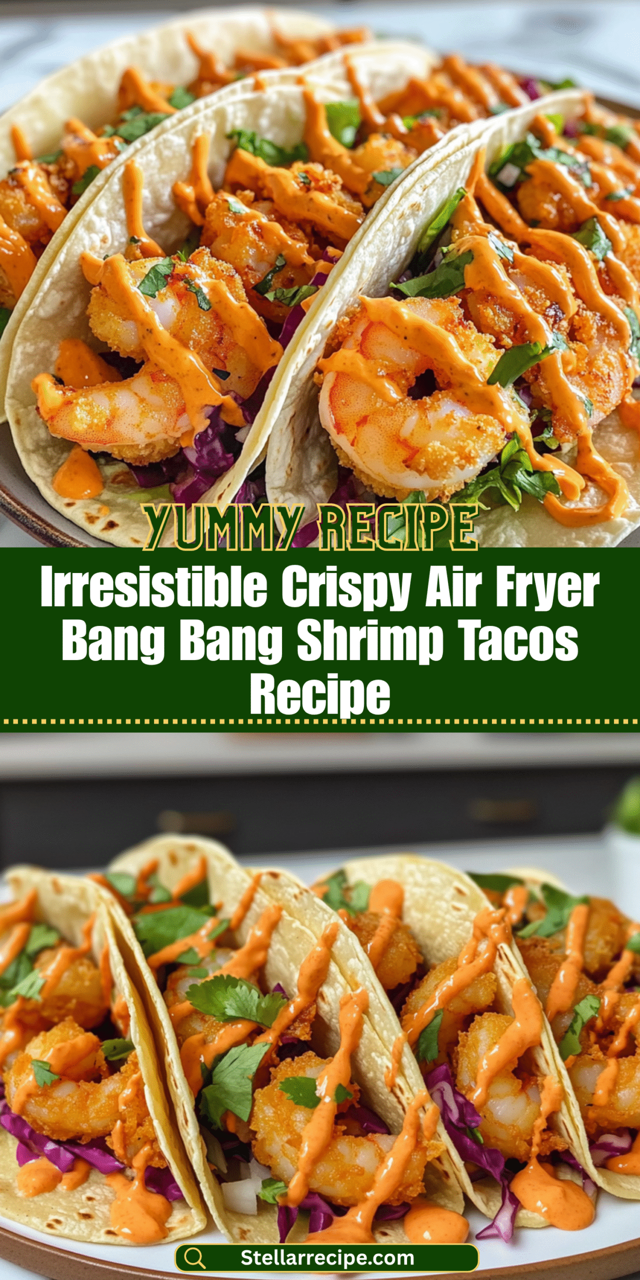 Irresistible Crispy Air Fryer Bang Bang Shrimp Tacos Recipe