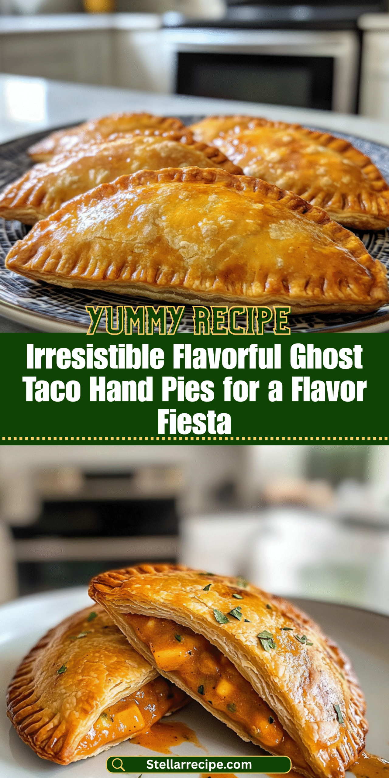 Irresistible Flavorful Ghost Taco Hand Pies for a Flavor Fiesta