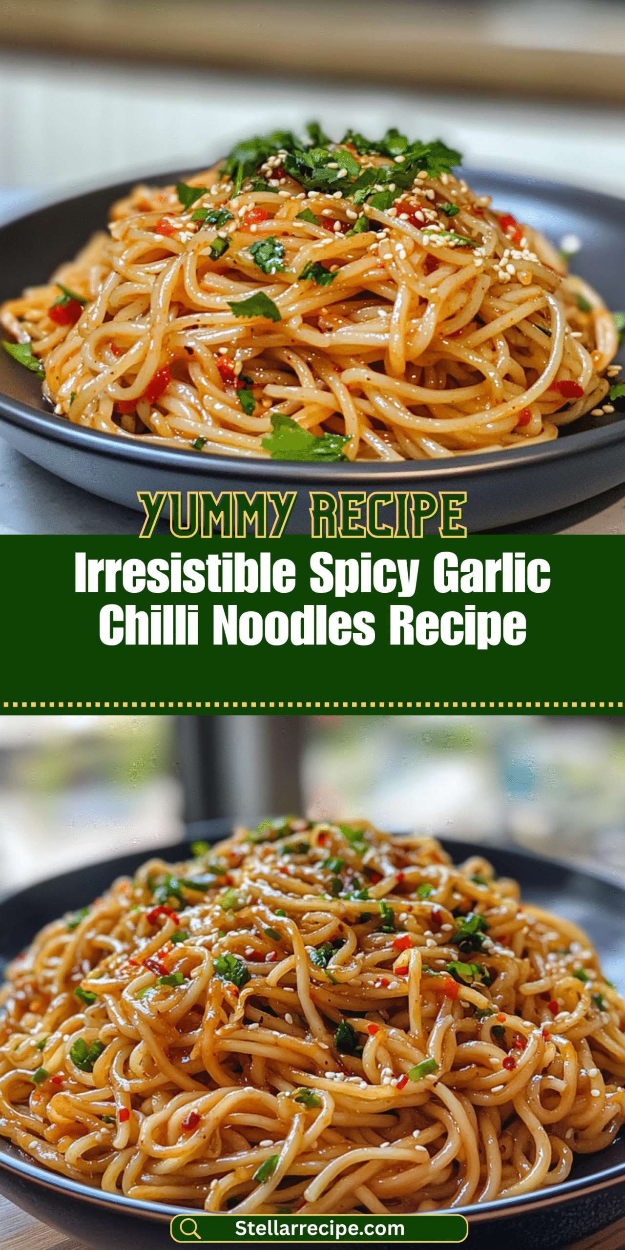 Irresistible Spicy Garlic Chilli Noodles Recipe