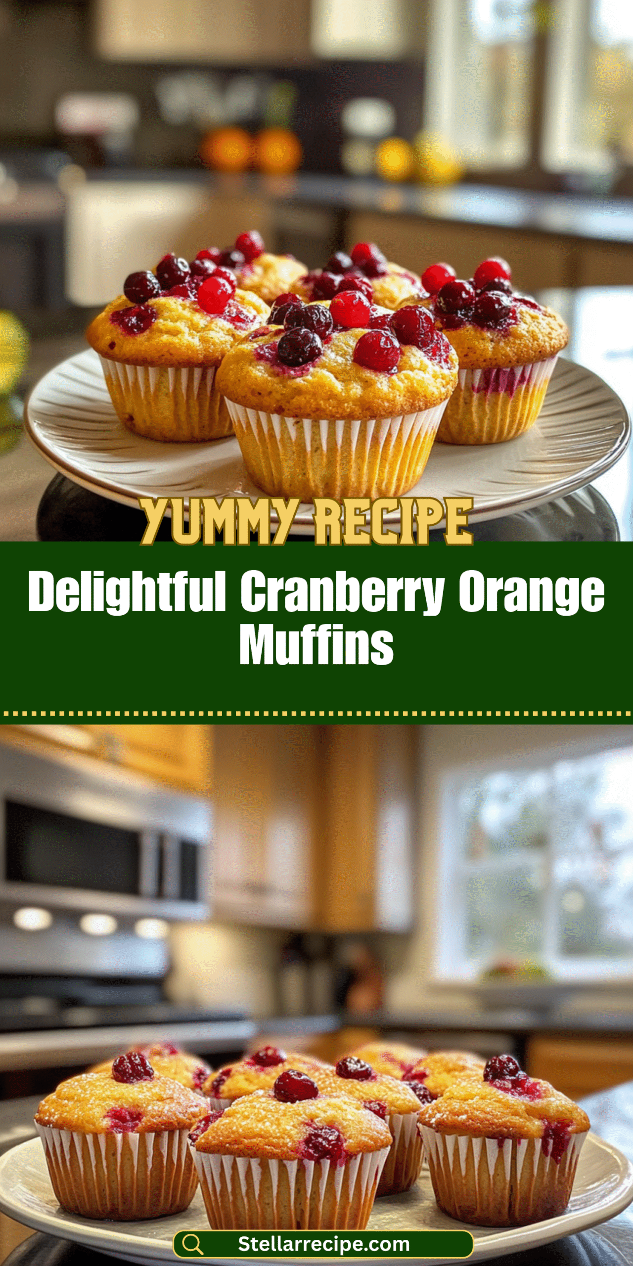 Delightful Cranberry Orange Muffins