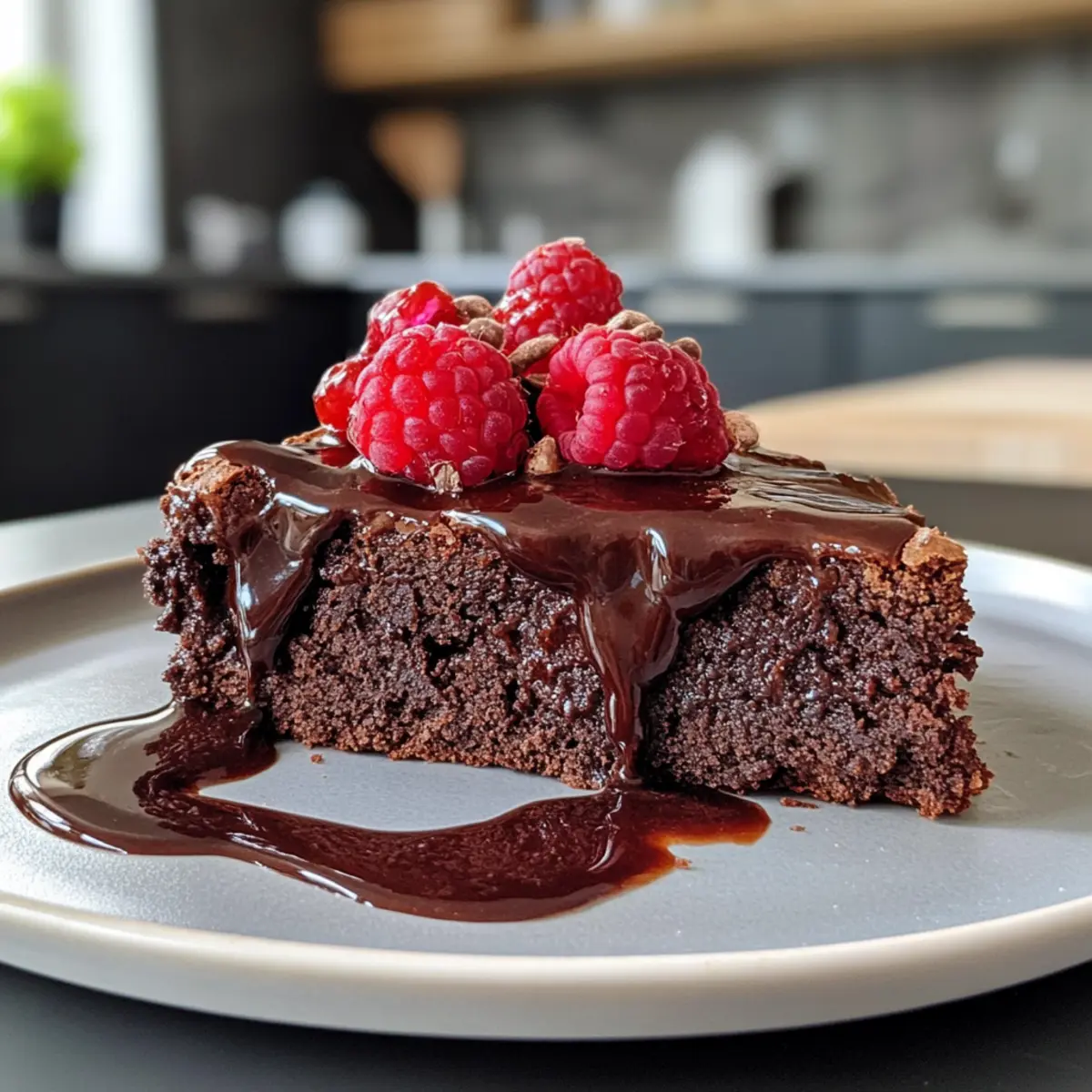 Irresistible Himbeer Schoko Brownie Torte Delight