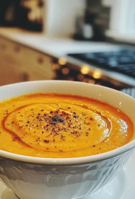 Comforting Creamy Roasted Carrot Soup