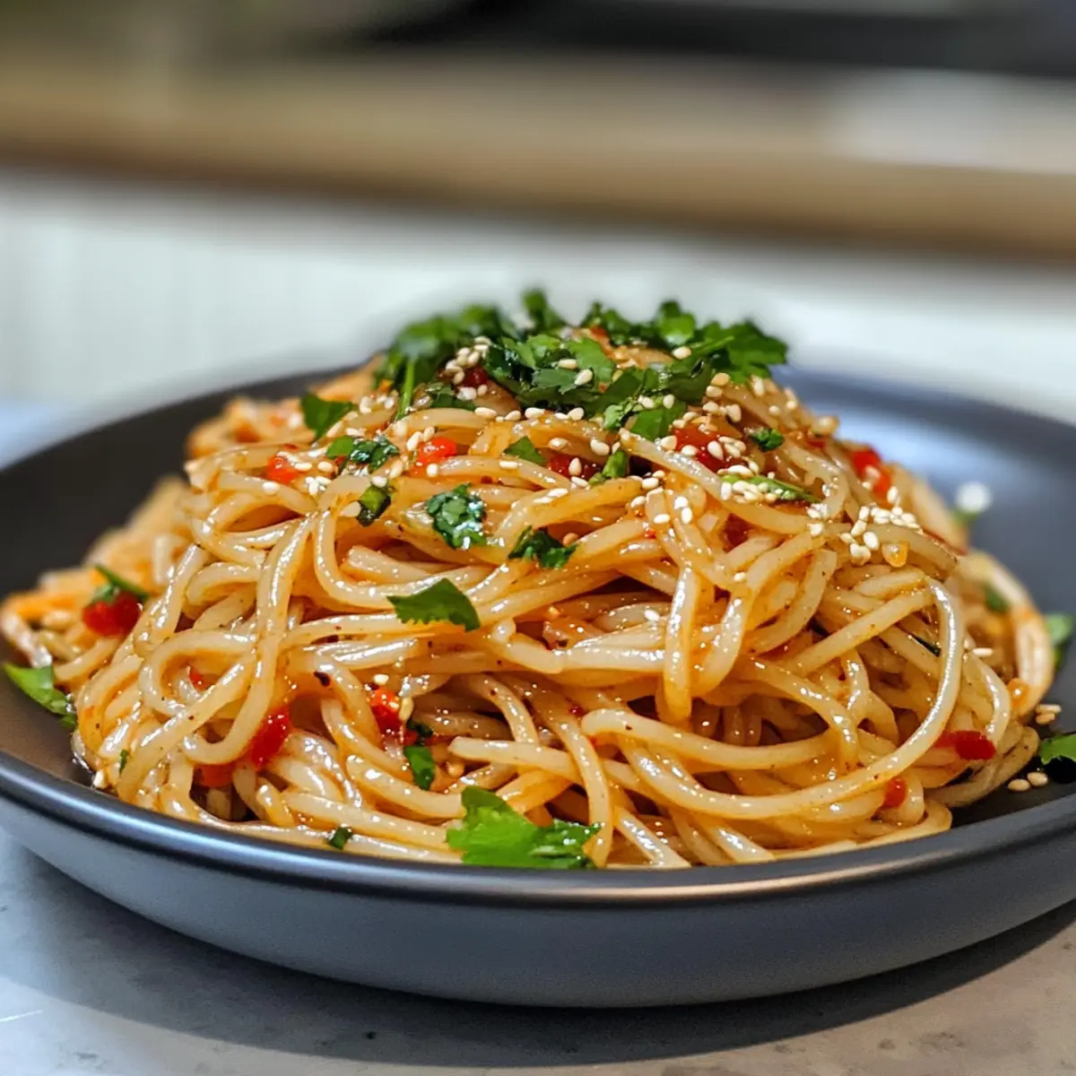 Irresistible Spicy Garlic Chilli Noodles Recipe