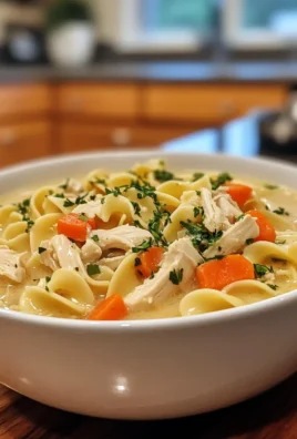 Ultimate Creamy Comfort Chicken Noodle Soup