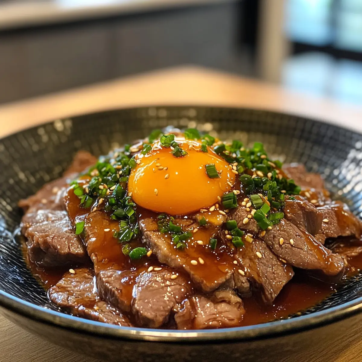 Savory Ultimate Japanese Beef & Onsen Egg Recipe