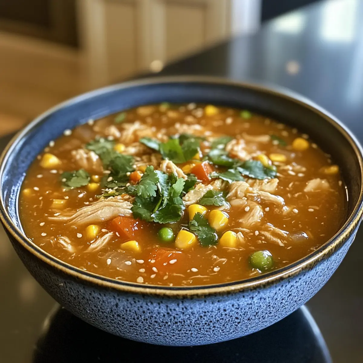 Hearty Comforting Chinese Chicken and Corn Soup Recipe