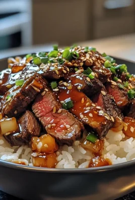 Savory Ultimate Teriyaki Steak Rice Bowl Recipe for a Feast