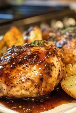 Irresistible Easy Sheet Pan Balsamic Chicken with Potatoes