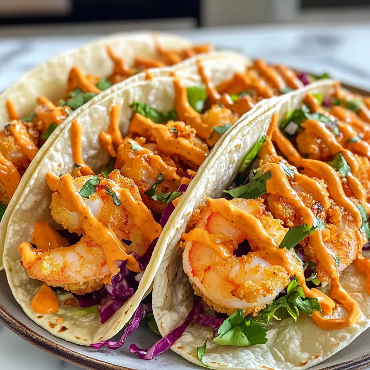 Irresistible Crispy Air Fryer Bang Bang Shrimp Tacos Recipe