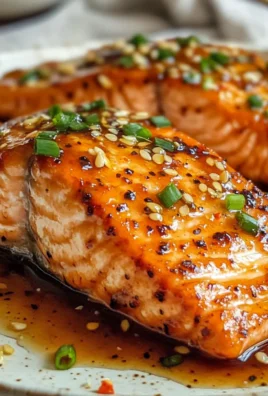 Irresistible Honey Garlic Glazed Salmon Delight