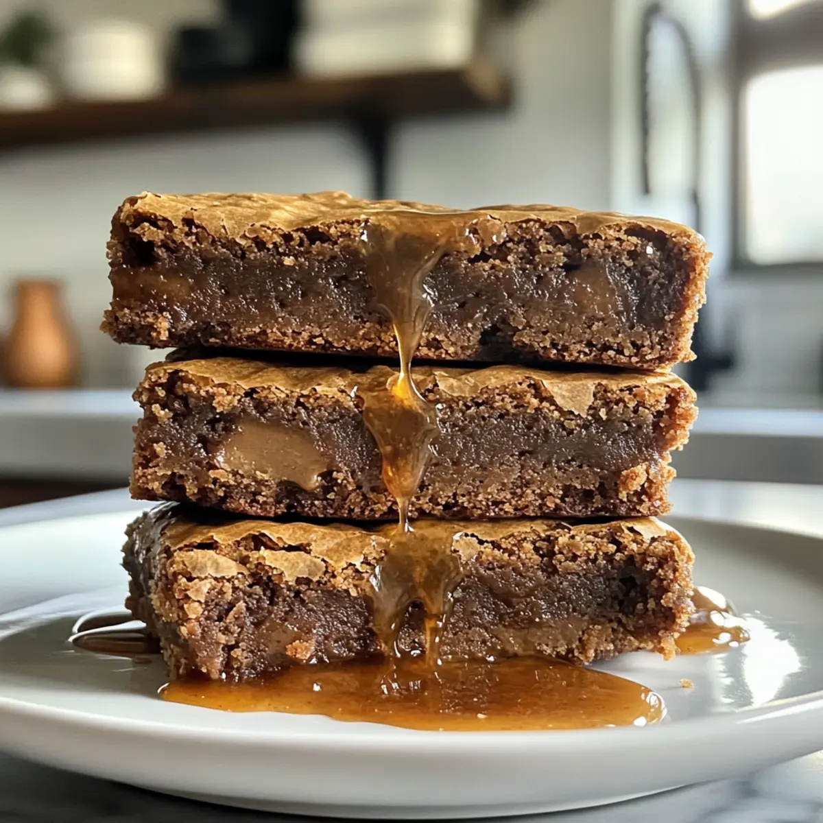 Irresistible Salted Rich Toffee Espresso Blondies