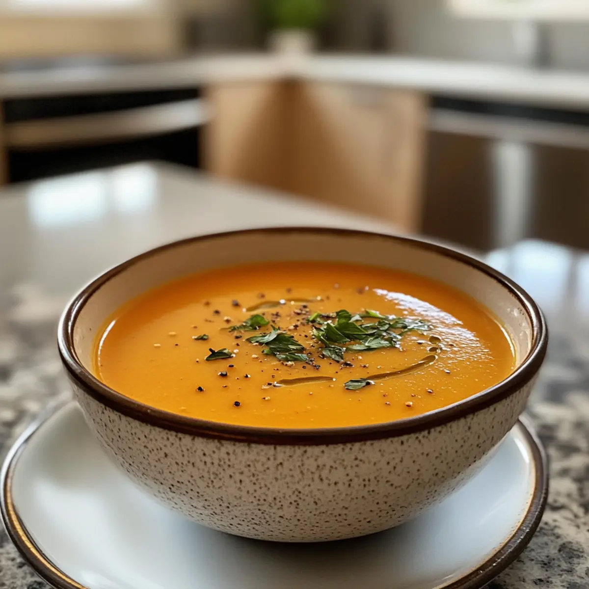 Velvety Creamy Roasted Carrot Soup