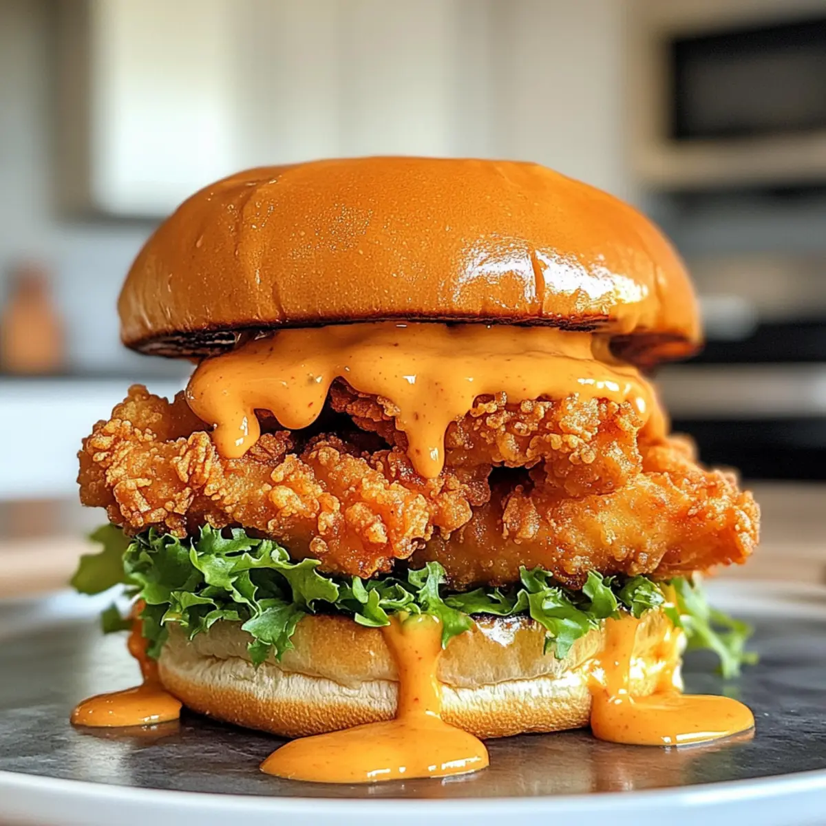 Irresistible Crispy Bang Bang Chicken Sandwich Recipe