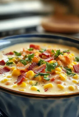 Hearty Cozy Corn Chowder with Bacon