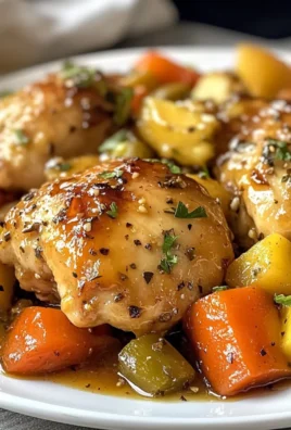 Irresistible Slow Cooker Savory Honey Garlic Chicken & Veggies