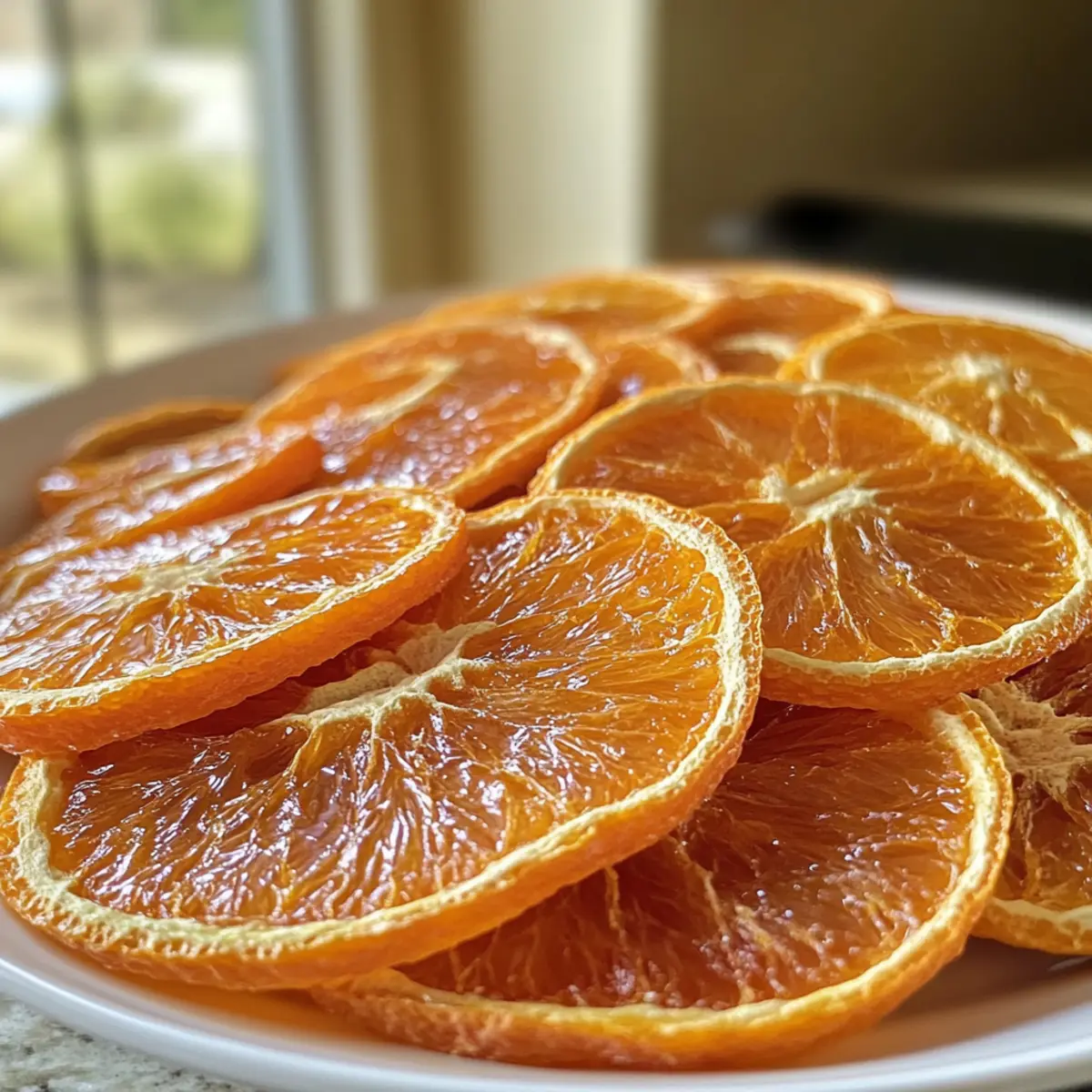 Flavorful Dried Orange Slices