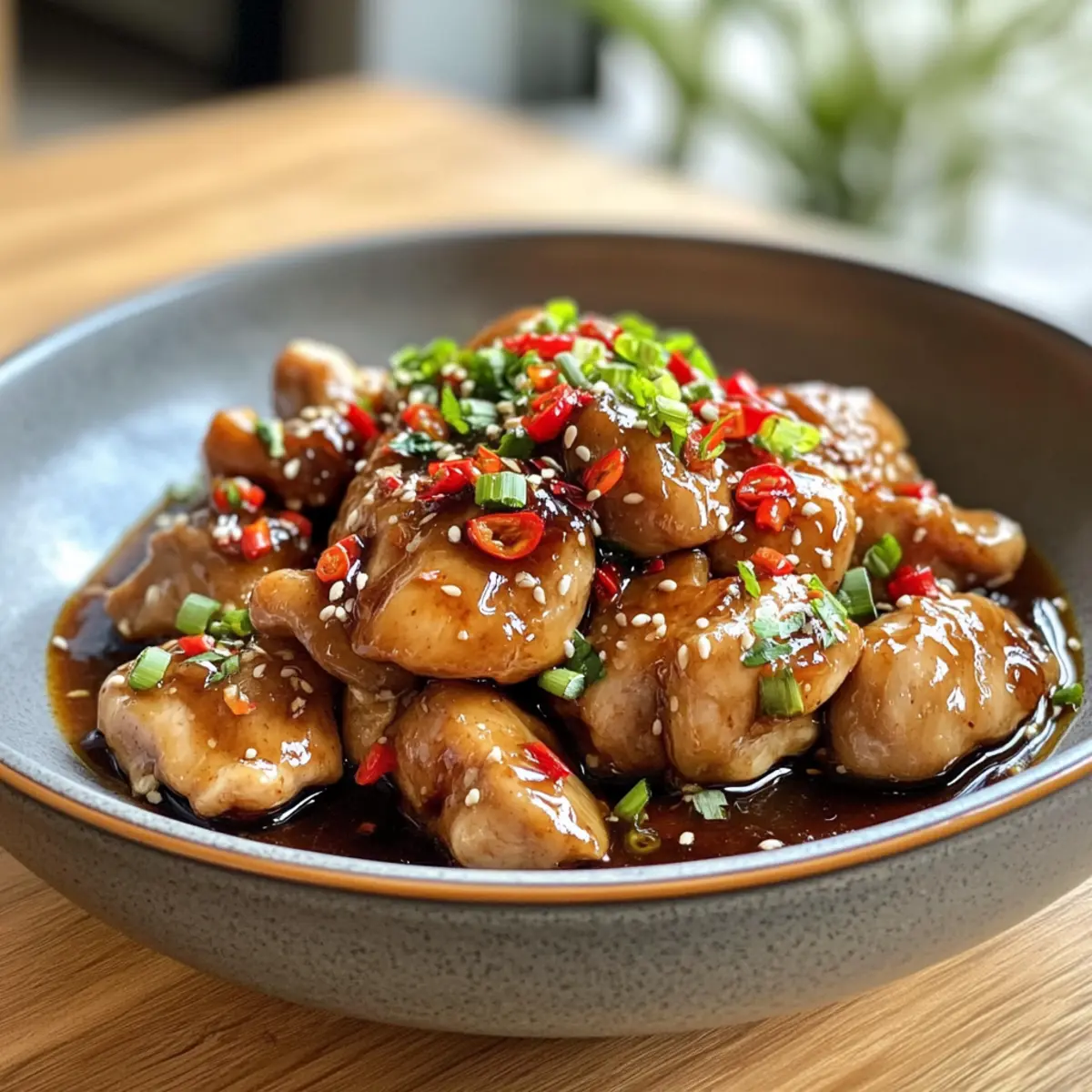 Irresistible Caramelised Soy Chicken in Savory Garlic Ginger Broth