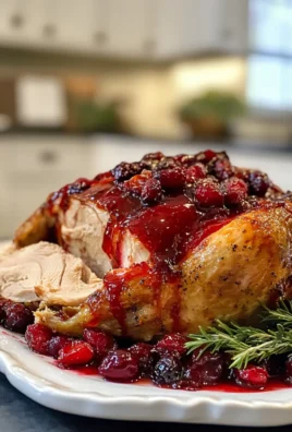 Irresistible Savory Cranberry-Orange Glazed Turkey Recipe