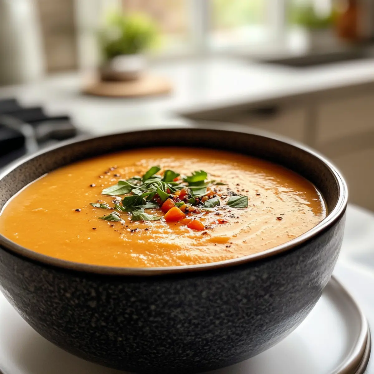 Comforting & Healthy Potato Carrot Tomato Soup Recipe