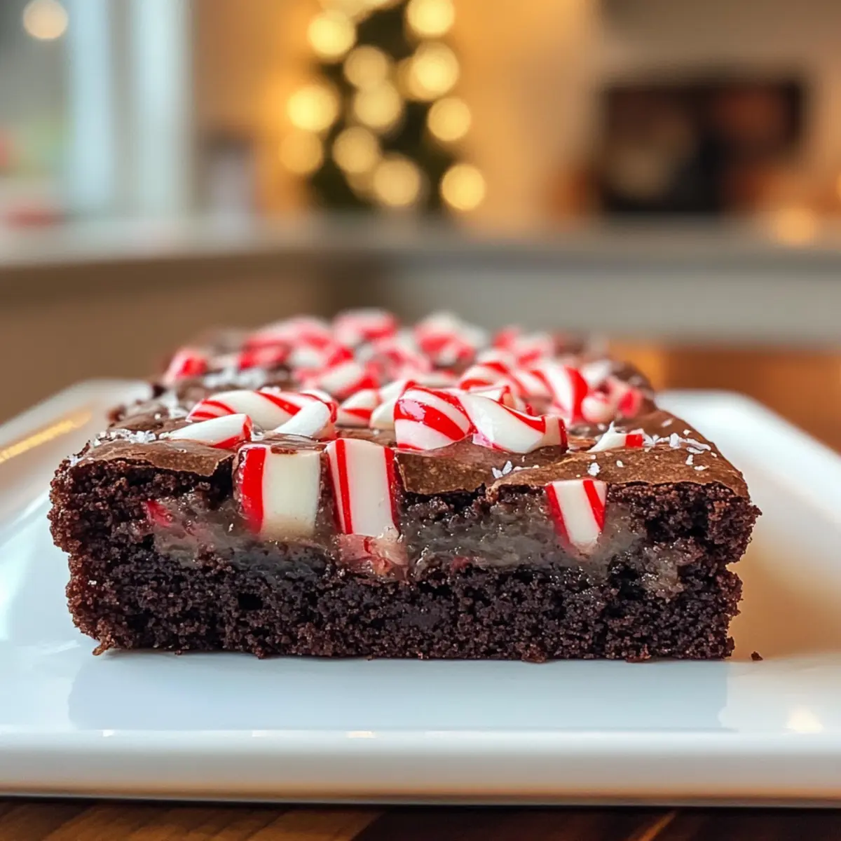 Irresistible Festive Candy Cane Brownies