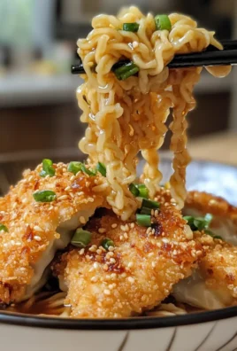 Irresistible Crispy Fried Chicken Gyoza Ramen Recipe You'll Love
