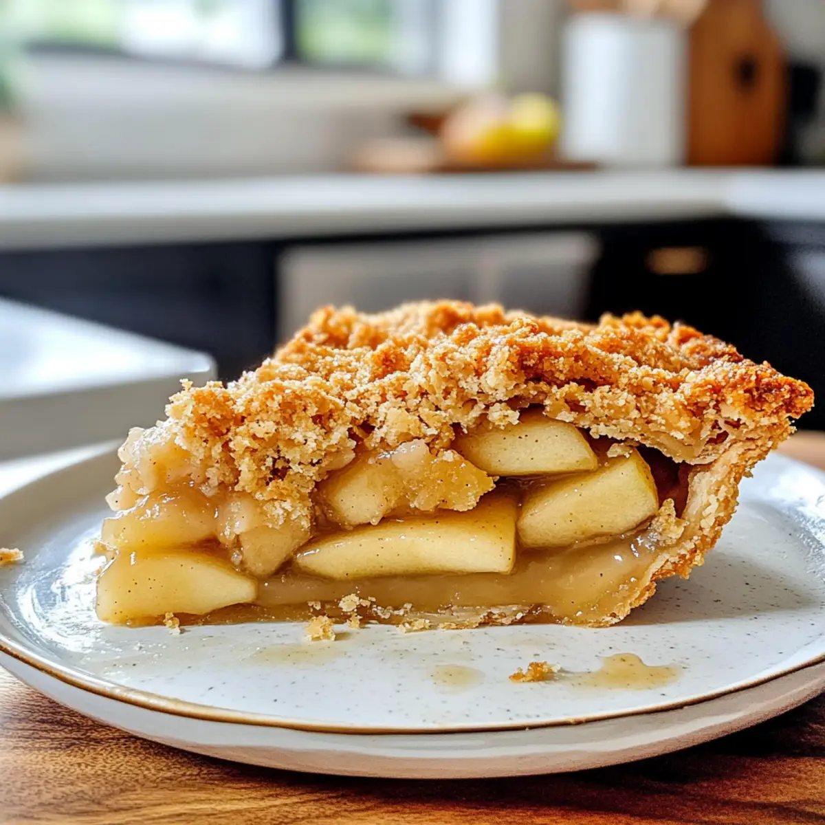 Irresistible Cozy Apple Crumble Pie
