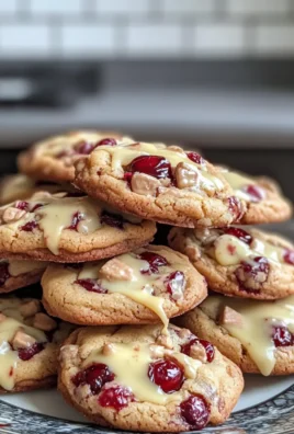 Irresistible Soft-Baked White Chocolate Cranberry Cookies