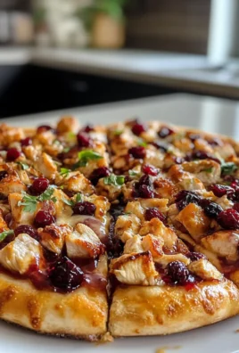 Irresistible Homemade Chicken and Cranberry Pizza Delight