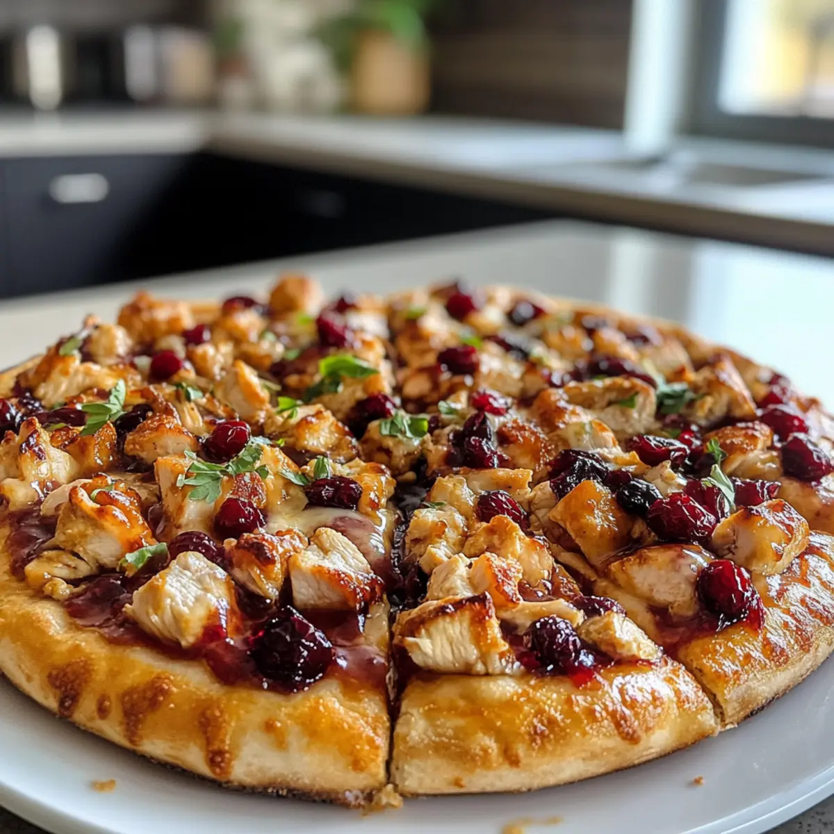 Irresistible Homemade Chicken and Cranberry Pizza Delight