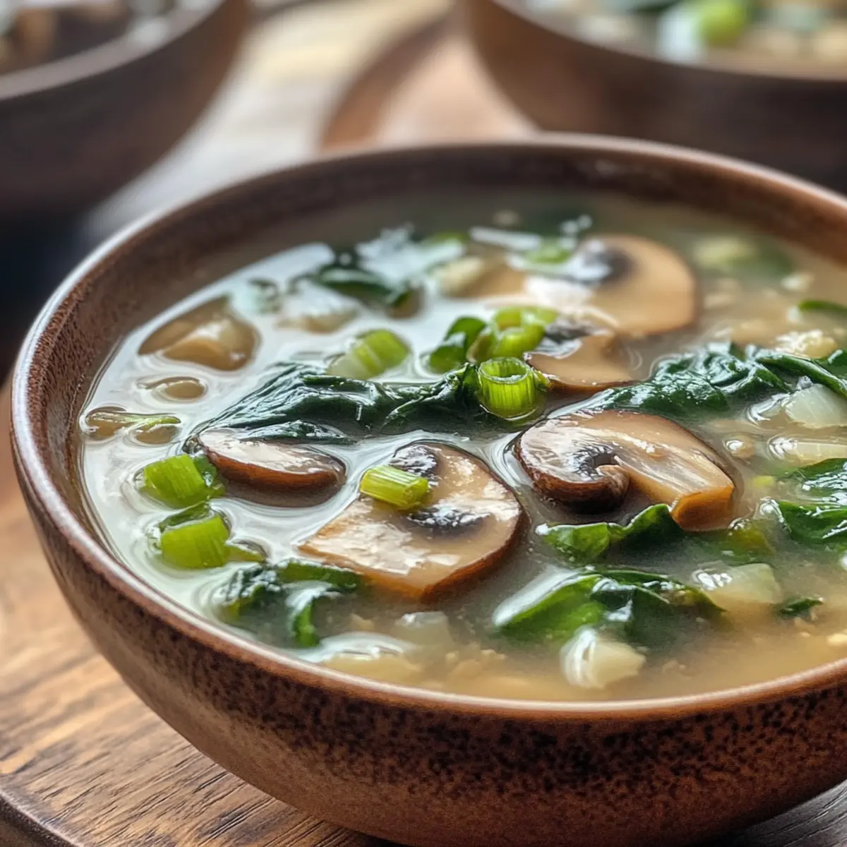 Hearty Comforting Mushroom Bok Choy Soup Recipe for Cozy Evenings