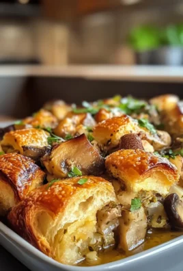 Irresistible Savory Herby Mushroom Croissant Stuffing Recipe